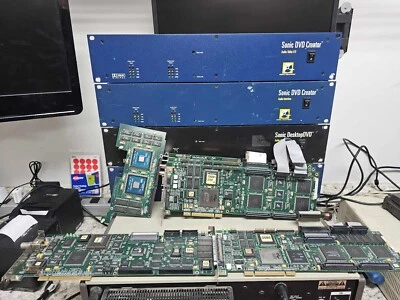 Rare Lot Sonic Stereo Audio & Video Interface I/O w/2x PCI Card Apple Mac CD DVD - Image 1 of 4