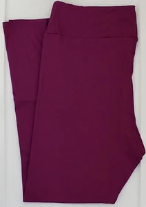 TC2 LuLaRoe Tall & Curvy2 Leggings Solid Warm Purple 93 New - Picture 1 of 6