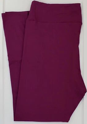 Leggings TC2 LuLaRoe Altos y Curvilíneos2 Sólidos Cálidos Púrpura 93 Nuevos Foto 1 de 4