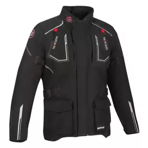 Bering Oural CE Approved Waterproof Black Motorcycle Jacket New - Picture 1 of 2