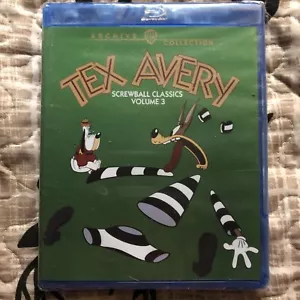 Tex Avery Screwball Classics Vol 3 Blu-ray animated retro family fun New Sealed - Picture 1 of 3