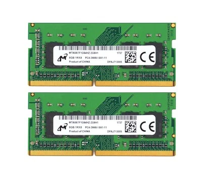 16GB Micron 2x 8GB 1RX8 PC4-21300 DDR4 2666V 1.2V SODIMM Laptop Memory RAM Test - Image 1 of 4