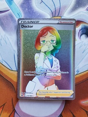 Pokemon Doctor 214/198 Chilling Reign Sword & Shield SECRET RARE TRAINER - Image 1 of 2