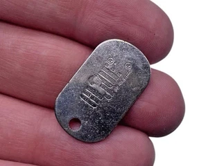 GI Joe Dog Tag Single Metal Collectible Action Figure Replacement Part Piece 90s - Picture 1 of 6