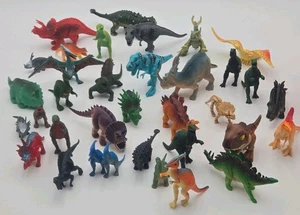 Lot of 35 Dinosaur Figures Mixed Species Jurassic Park Style Toys Plastic... - Picture 1 of 3