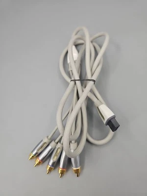 Cable de audio y video componente HD Rocketfish punta metálica trenzada Nintendo Wii 8' pies Foto 1 de 4