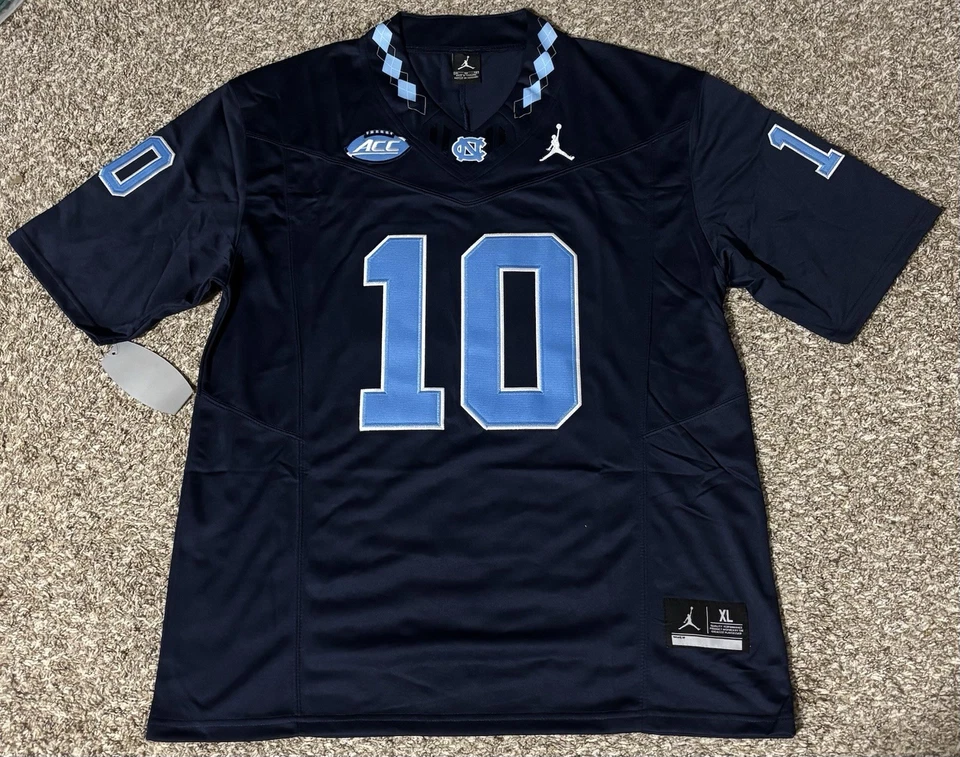 Camiseta Drake Maye #10 North Carolina Tar Heels - ¡Envío rápido! Foto 1 de 4
