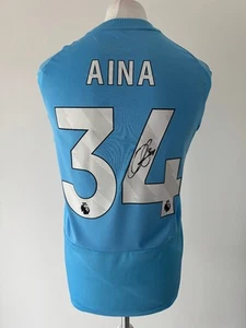 Camisa firmada OLA AINA - Bosque de Nottingham - PRUEBA EXACTA/CERTIFICADO DE AUTENTICIDAD - Nigeria Chlesea - Imagen 1 de 8