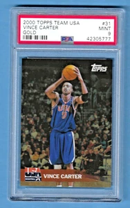 2000 Topps Team USA Vince Carter USA #31 Rookie PSA 9 #42305777 HOF 2024 - Picture 1 of 2