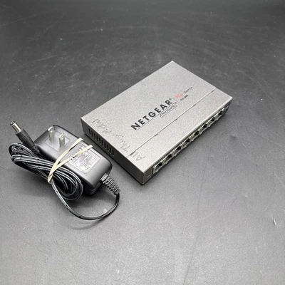 Netgear ProSAFE Plus GS108E GS108Ev2 8-Port Gigabit Ethernet Compact Switch - Image 1 of 4