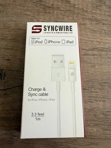 Lighting to USB A Cable, For iPhone/iPad/iPod to Charge/Sync Cord 1m / 3.3 feet - Picture 1 of 1