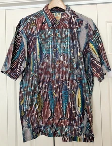 John Severson by Kahala Hawaiihemd L Tropical Fish Design Baumwolle - Bild 1 von 4