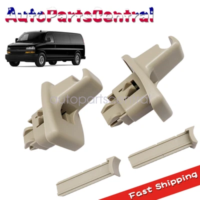 2x Clip de retención de parasol para Chevrolet Express GMC Savana 1500 3500 2003-2014 Foto 1 de 4