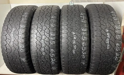 NO SHIPPING ONLY LOCAL PICK UP Set 4 Tires LT 275 65 20 Goodyear Wrangler  AT - Image 1 of 4