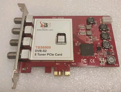 TBS6909 Professional DVB-S2 8 Tuner PCI-E card - Image 1 of 4