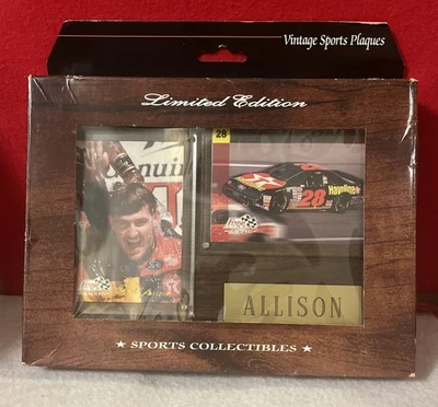 Vintage NASCAR Davey Allison #28 Sports Collectible Plaque - Image 1 of 4