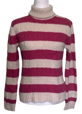 Suéter Daniel Bishop Para Mujer Y2K Preppy Acogedor Invierno Suave Cachemira Cuello Alto Pequeño Foto 1 de 4