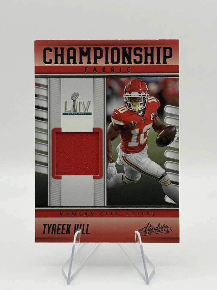 2023 Panini Absolute - Championship Fabric Tyreek Hill #CF-9 (MEM) - Image 1 of 2