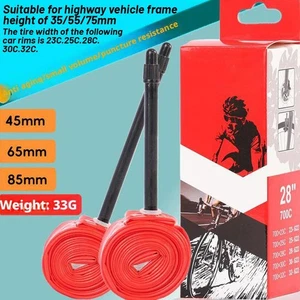 1x Ultralight Bicycle TPU Inner Tube 18-32C Road Bikes-45/65/85mm 2025 Z1M7 - Picture 1 of 18