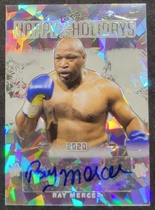RAY MERCER 2020 LEAF HAPPY HOLIDAY CRACKED ICE AUTOGRAPH / AUTO /35 - Picture 1 of 2