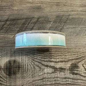 NEW Stampin' Up! Variegated Ribbon in Balmy Blue/White | 1/2" width x 10 yards - Picture 1 of 3