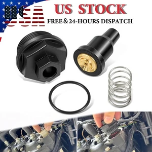 0435597 Thermostat and Cover Kit for Johnson Evinrude Outboard 90HP & 115HP V4 - Foto 1 di 8
