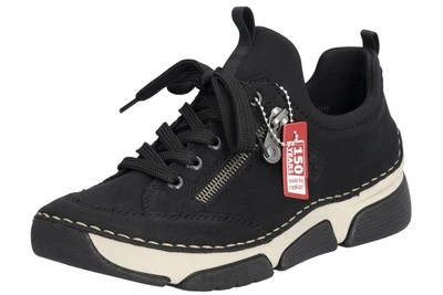 Rieker Slipper Schwarz 45973-00 Damen Schuhe