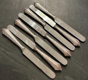 Juego de 7 cuchillos de cena WMF 90 Alemania plateados FACHER 9,75" - Imagen 1 de 3