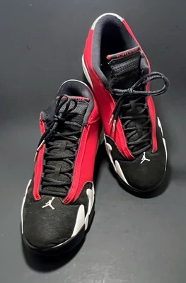 Air Jordan 14 复古健身房红色 2020 487471-006 13 码 — 第 1/4 张图片
