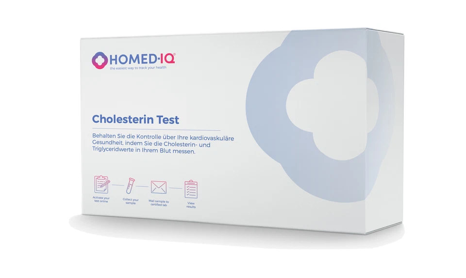 HOMED-IQ Cholesterin Bluttest (HDL, LDL,Triglyceriden)