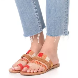 Soludos Damen 6 Ledersandalen mit mehreren Armband - Bild 1 von 5