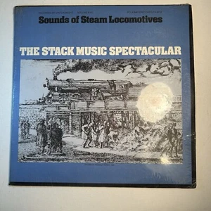 Steam Locomotives Stack Music vol 5, vinyl LP, SEALED, Folkways 1976 - Imagen 1 de 12
