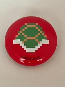 Nintendo Super Mario Bros. Green Shell 1.375" (3.5 cm) Pinback Button - Picture 1 of 2
