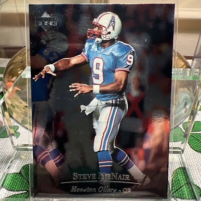 1996 Upper Deck Silver Football Base #132 Steve McNair Rookie Card - Image 1 of 2