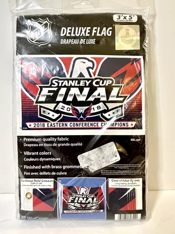 Washington Capitals 2018 Stanley Cup Eastern Conference Champs 3’x5’ Flag New! Cover