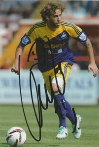 SWANSEA: JOSE ALBERTO CANAS SIGNED 6x4 ACTION PHOTO+COA - Picture 1 of 1
