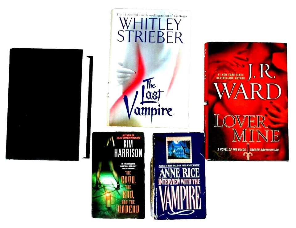 VAMPIRES Lot of 5 Books: RICE-MEYER-WARD-STRIEBER-HARRISON — 第 1/1 张图片