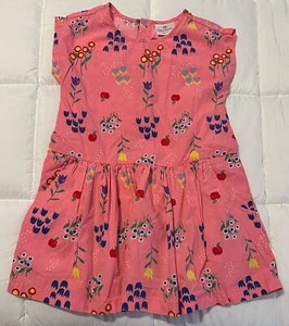 Hanna Andersson Pink Floral Dress with Pockets EUC Size 110 5 - Picture 1 of 2