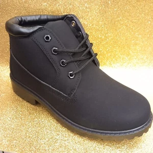 SCARPONCINI DONNA ANFIBI STIVALI NERO SENAPE ROSA 36 37 38 39 40 41 ytb - Foto 1 di 47
