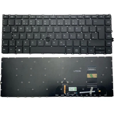 Orig. Laptop Tastatur Deutsch mit Backlit Trackpoint für HP EliteBook 845 G7 G8 - Bild 1 von 3
