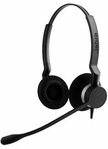 Jabra BIZ 2300 QD Duo Headset - Black
