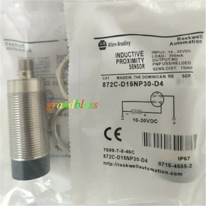 1PCS New Proximity switch 872C-D15NP30-D4 10...30VDC 200mA 15mm - Afbeelding 1 van 1