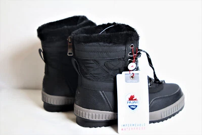 Botas de nieve PAJAR para mujer talla 7US, 23,5 cm negras #2150 Foto 1 de 4