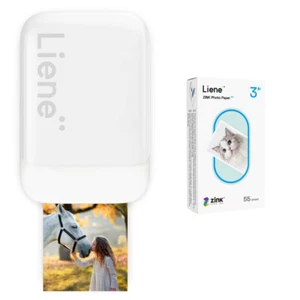 2x3” Photo Printer, Mini Instant Portable Photo Printer w/ 55 Zink Adhesive Pape - Picture 1 of 9