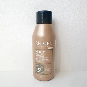 Champú hidratante REDKEN ALL SOFT aceite de argán tamaño de viaje 1,7 OZ 50 ml nuevo - Imagen 1 de 3