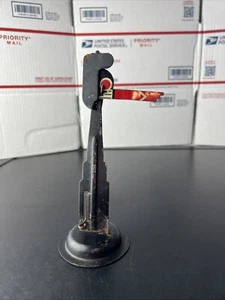 Vintage  Marx Pre War Black Manual Semaphore Lionel  Green And Red - Picture 1 of 11