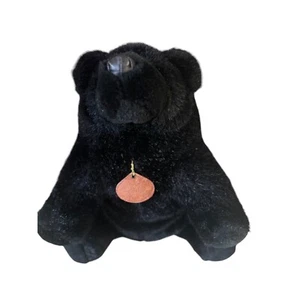 Fine Toys The Old Classics Brown Black Bear plush stuffed animal - Picture 1 of 8