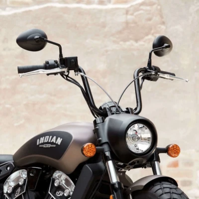 ESPEJO MOTO INDIO NEGRO MATE LADO IZQUIERDO 2635788-463 Foto 1 de 4