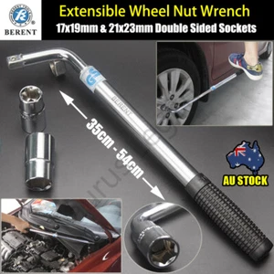 CRV Car Wheel Nut Wrench Installer Double Sided 1/2" Hex Drive Socket 17-23mm - Picture 1 of 4