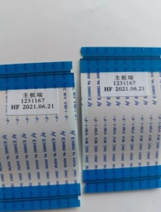 65 INCHES HISENSE 65A7GQTUK TV LVDS PAIR OF CABLE 1231167 - Picture 1 of 4